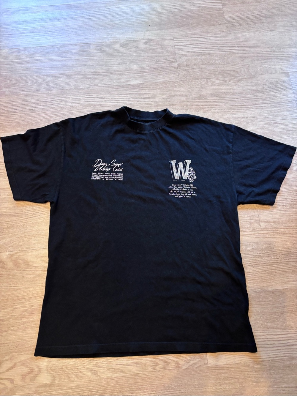 Darc Sport Men’s M Our Mark “Premium" Oversized Graphic Tee 2024 Gym Black